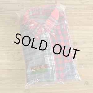 画像: CLEVE Crazy Pattern Flannel Shirts MADE IN USA Dead Stock 【Medium】