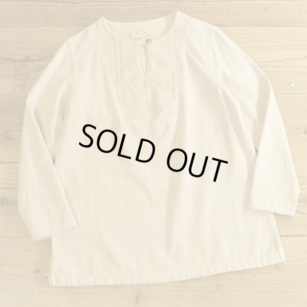 画像1: Cotton USA Ethnic Pullover Shirts MADE IN USA 【Small】 (1)