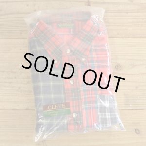 画像: CLEVE Crazy Pattern Flannel Shirts MADE IN USA Dead Stock 【Large】