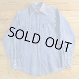 画像: 70s Levi's Denim Western Shirts MADE IN USA 【Medium】