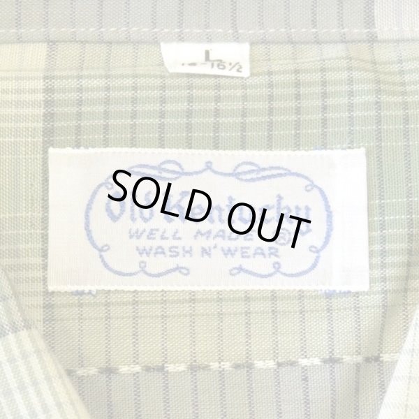 画像4: 60s Old Kentucky Vintage Check Box Shirts Dead Stock (4)