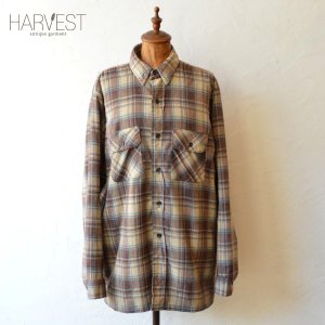 画像: 80s FIVE BROTHER Light Flannel Shirts with Quilting Liner