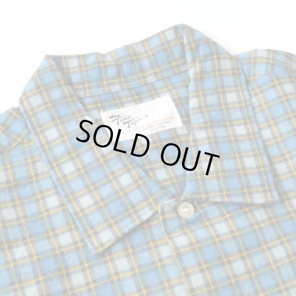 画像4: 70s TOWN Topic Print Flannel Shirts Dead Stock (4)