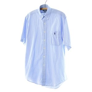 画像: Ralph Lauren チェックボタンダウンシャツ 【約 Lサイズ】 【SALE】