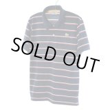 画像: LACOSTE ボーダーポロシャツ 【Mサイズ】