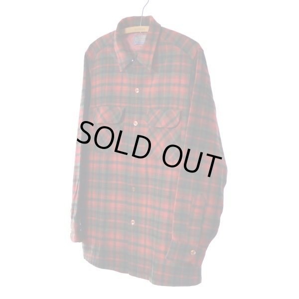 画像1: PENDLETON ペンドルトン ウールチェック ボードシャツ 【約 Lサイズ】 【リサイズ】 (1)