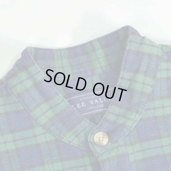 画像4: LEE VALLEY フランネルチェック スタンドカラーシャツ 【Lサイズ】 (4)