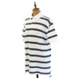 画像1: TOMMY HILFIGER トミーヒルフィガー ボーダーポロシャツ 【約 Lサイズ】 (1)