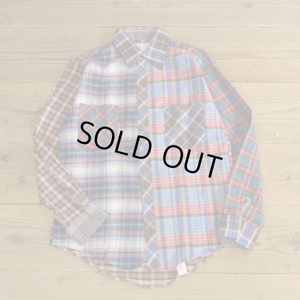 画像1: Wood Haven Crazy Pattern Flannle Shirts Dead Stock 【Medium】 (1)