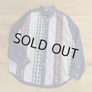 画像: TOMMY HILFIGER Crazy Pattern B.D Shirts 【Large】