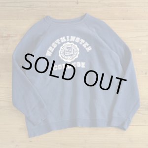 画像: 80s Unknown College Print Sweat 【Large】