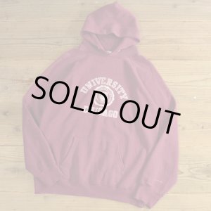 画像: 80s Champion College Print Parka 【Large】