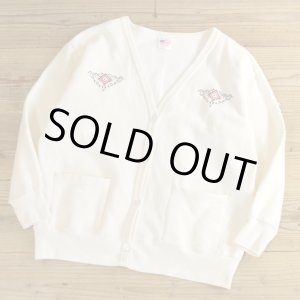 画像: GLORIA Native Embroidery Sweat Cardigan MADE IN USA 【X-Large】