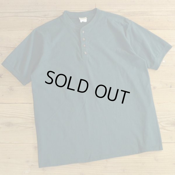 画像1: L.L.Bean Henry Neck T-Shirts MADE IN USA Dead Stock 【X-Large】 (1)