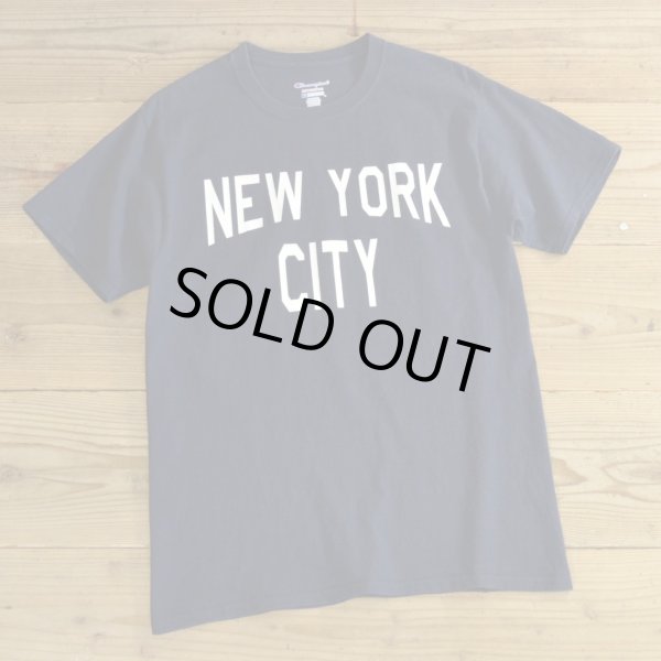 画像1: Champion NEW YORK CITY Print T-Shirts 【Medium】 (1)