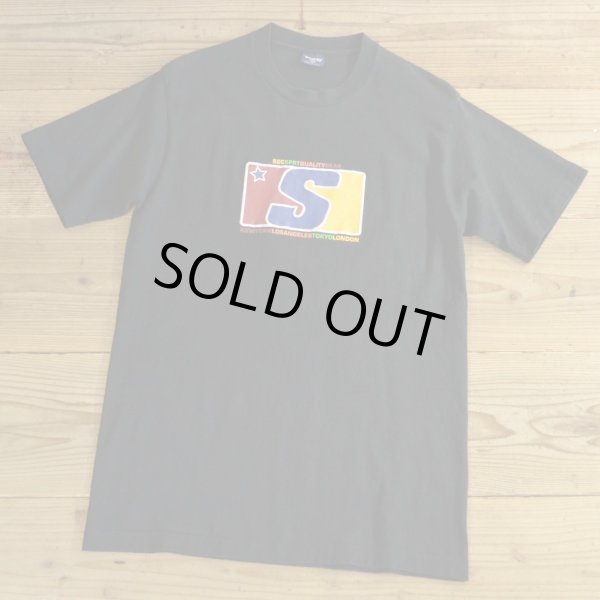 画像1: STUSSY Print T-Shirts MADE IN USA 【Medium】 (1)