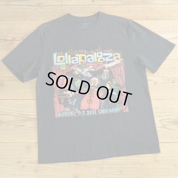 画像1: Lollapalooza ロラパルーザ バンド Tシャツ 【Mサイズ】 (1)