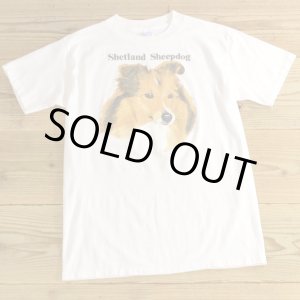 画像: Shetland Sheepdog プリント Tシャツ USA製 【Lサイズ】