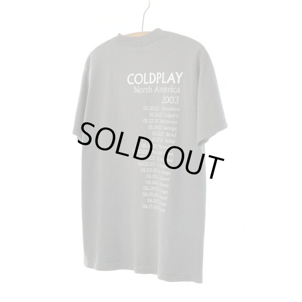 画像2: COLDPLAY コールドプレイ ツアーTシャツ 【Mサイズ】 (2)