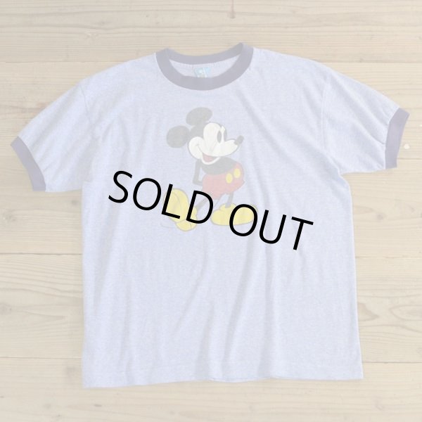 画像1: 80s Disney Mickey Mouse T-Shirts (1)