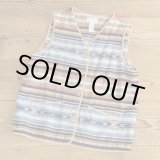 画像: JONES NEW YORK Native Pattern Linen Vest 【Medium】
