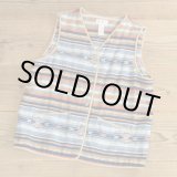画像: JONES NEW YORK Native Pattern Linen Vest 【Medium】