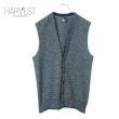 画像1: ROBERT BRUCE Wool Border Knit Vest (1)