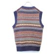 画像2: Unknown Shetland Wool Pattern Knit Vest (2)