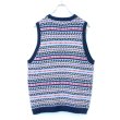 画像2: LAND`S END Cotton Knit Jacquard Vest (2)