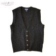 画像1: LAND`S END Shetland Wool Nep Knit Vest (1)