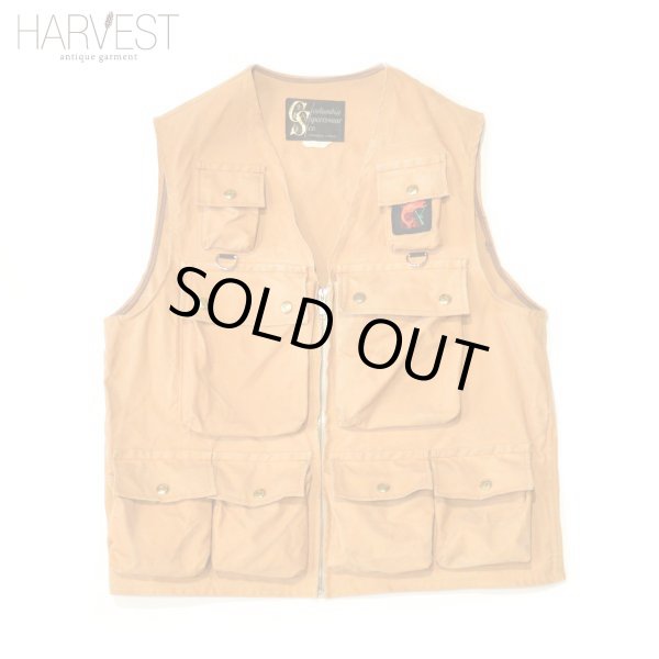 60-70s Columbia Sportswear Vintage Fishing Vest - HARVEST