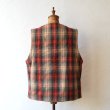 画像2: Eddie Bauer Wool Check Work Vest (2)