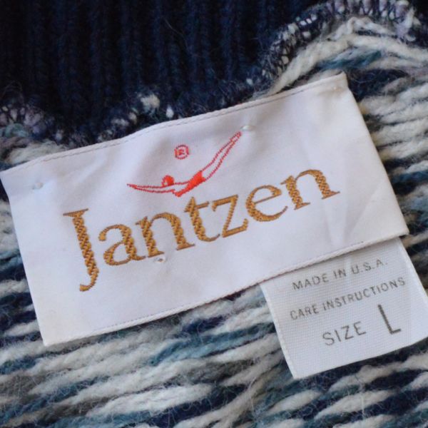 画像3: Jantzen Pattern Crew Sweater  【SALE】 (3)