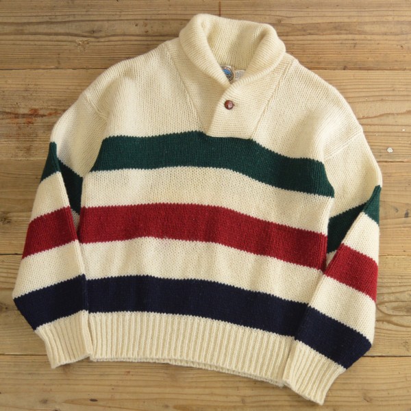 画像1: ENVIRONMENTAL CLOTHING Shawl Collar Sweater MADE IN USA 【Medium】 (1)