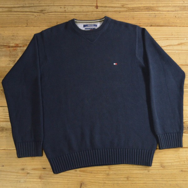 TOMMY HILFIGER トミーヒルフィガー コットン ニット セーター 【S