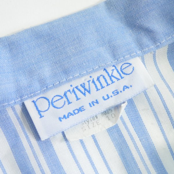 画像3: Periwinkle ストライプ切替 ワンピース 【約 Mサイズ】 【SALE】 (3)