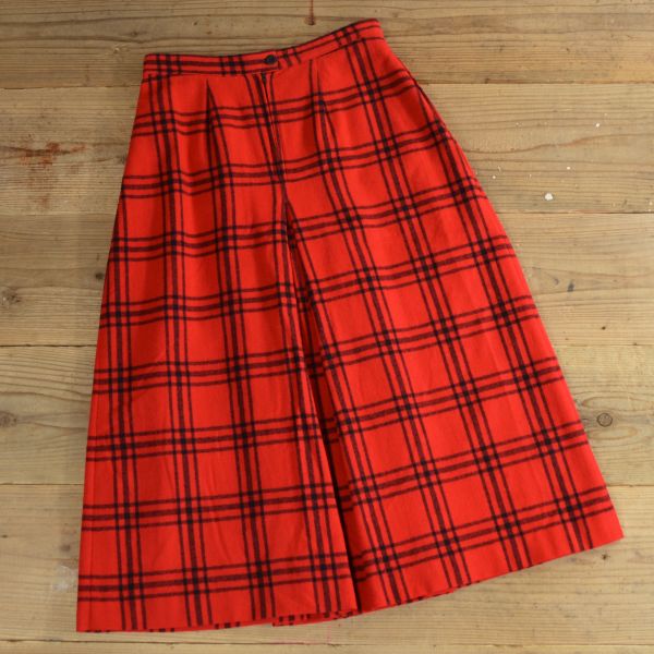 画像2: Woolrich Wool Check Long Skirt 【Ladys】 (2)
