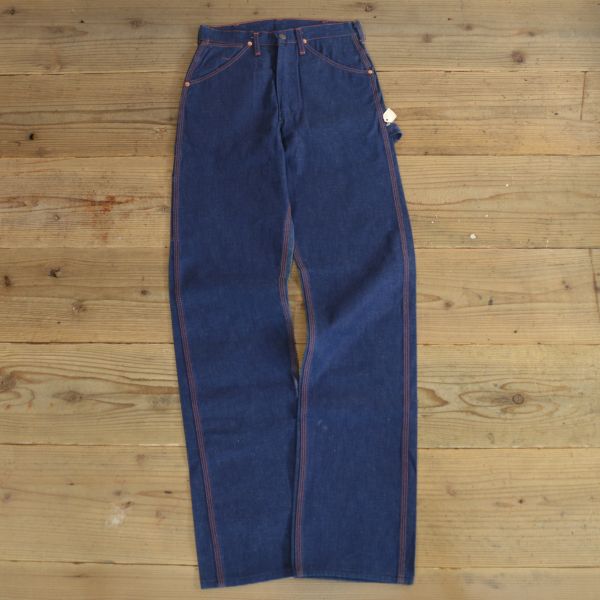 画像2: 70s Wrangler BIG BEN Denim Painter Pants Dead Stock 【Ladys】 (2)