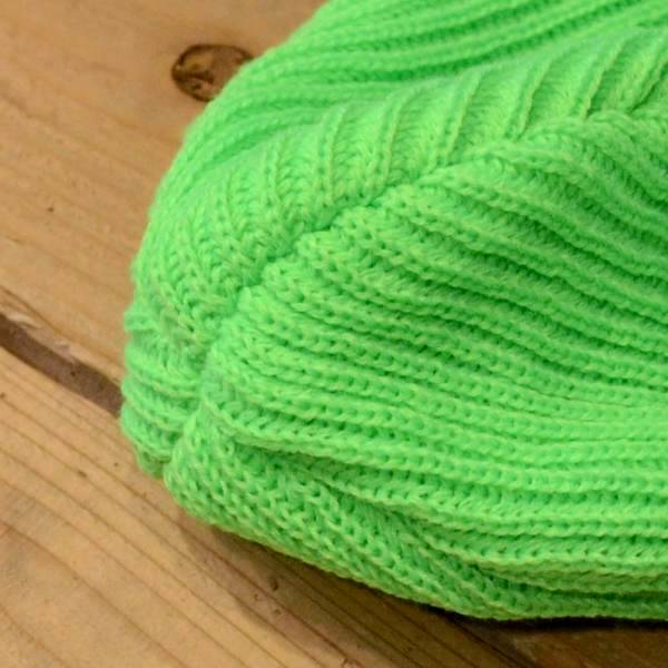 画像2: Neon Color Knit Watch Green (2)