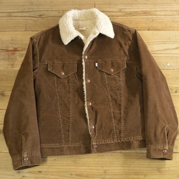 70年代 Levi S リーバイス コーデュロイ ボアジャケット Usa製 Lサイズ Harvest