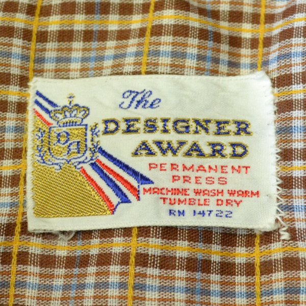 画像3: The DESIGNER AWARD Old Check Half Shirts (3)