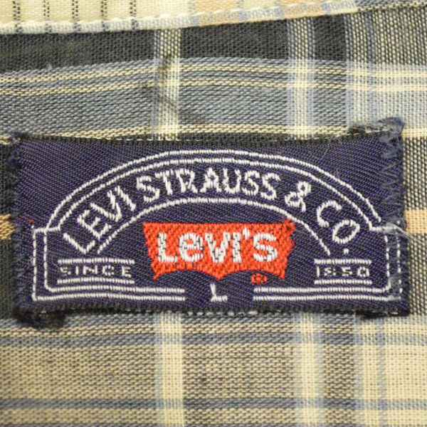 画像3: 70-80s Levi`s Check Shirts 【SALE】 (3)