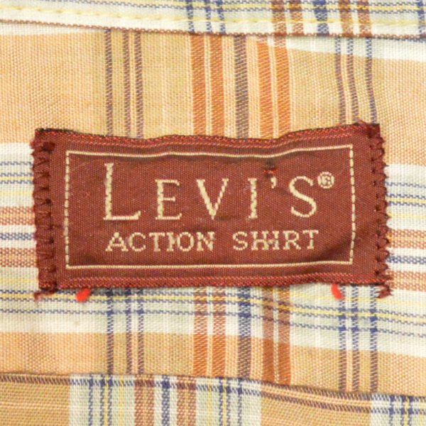 画像4: 80s Levi`s Action Shirt Check Shirts (4)