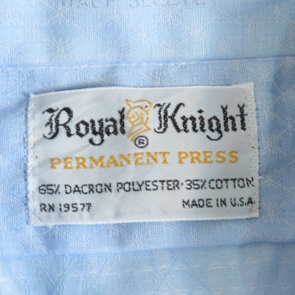 画像3: 70s Royal Knight 総柄シャツ 【約 Mサイズ】 【SALE】 (3)