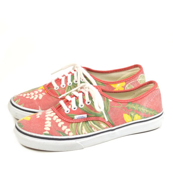 VANS バンズ 花柄 オーセンティック スニーカー 【約 25.5cm】