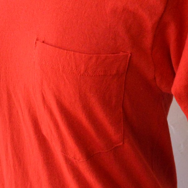 画像4: 80s Old Plain Pocket T-shirts 【SALE】 (4)