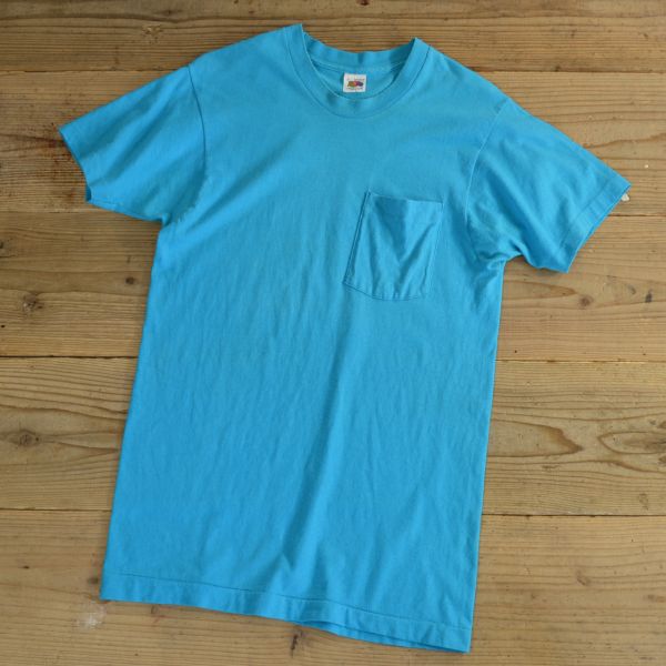 画像1: 70-80s FRUIT OF THE LOOM Pocket T-Shirts (1)
